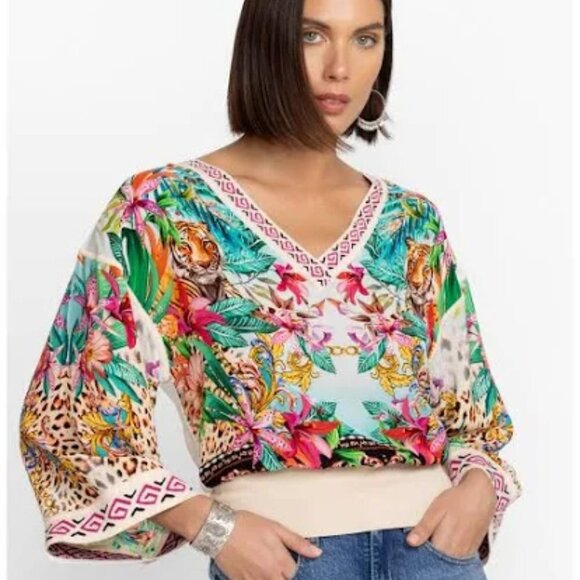 Johnny Was Tops - Johnny Was Blouse New With Tags Size XL